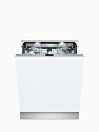 NEFF N70 S515T80D2G Integrated Dishwasher with doorOpen Assist, A++ Energy Rating, W59.8cm, Silver