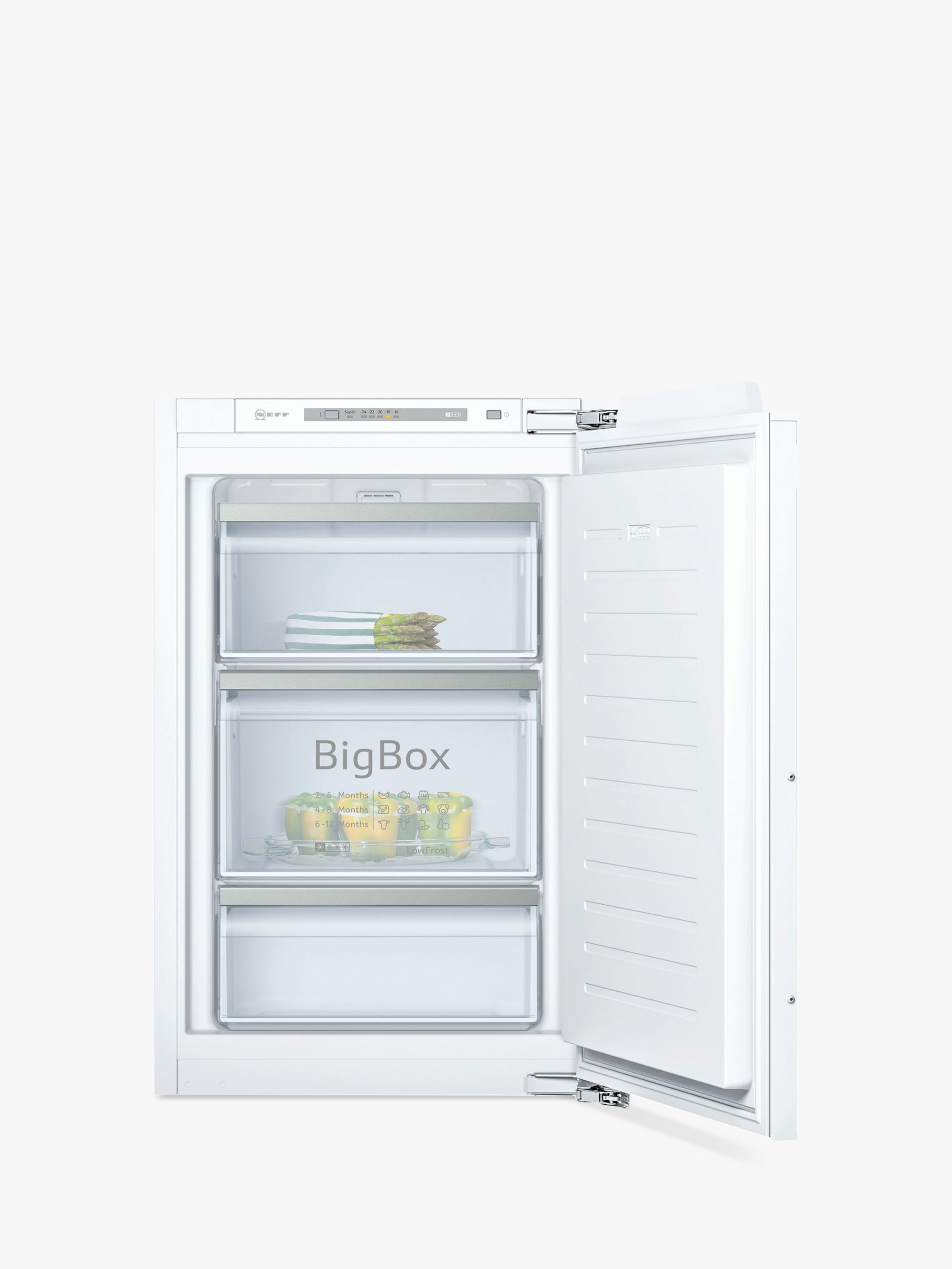 Neff N50 GI1213F30G Built-In Freezer, A++ Energy Rating, White