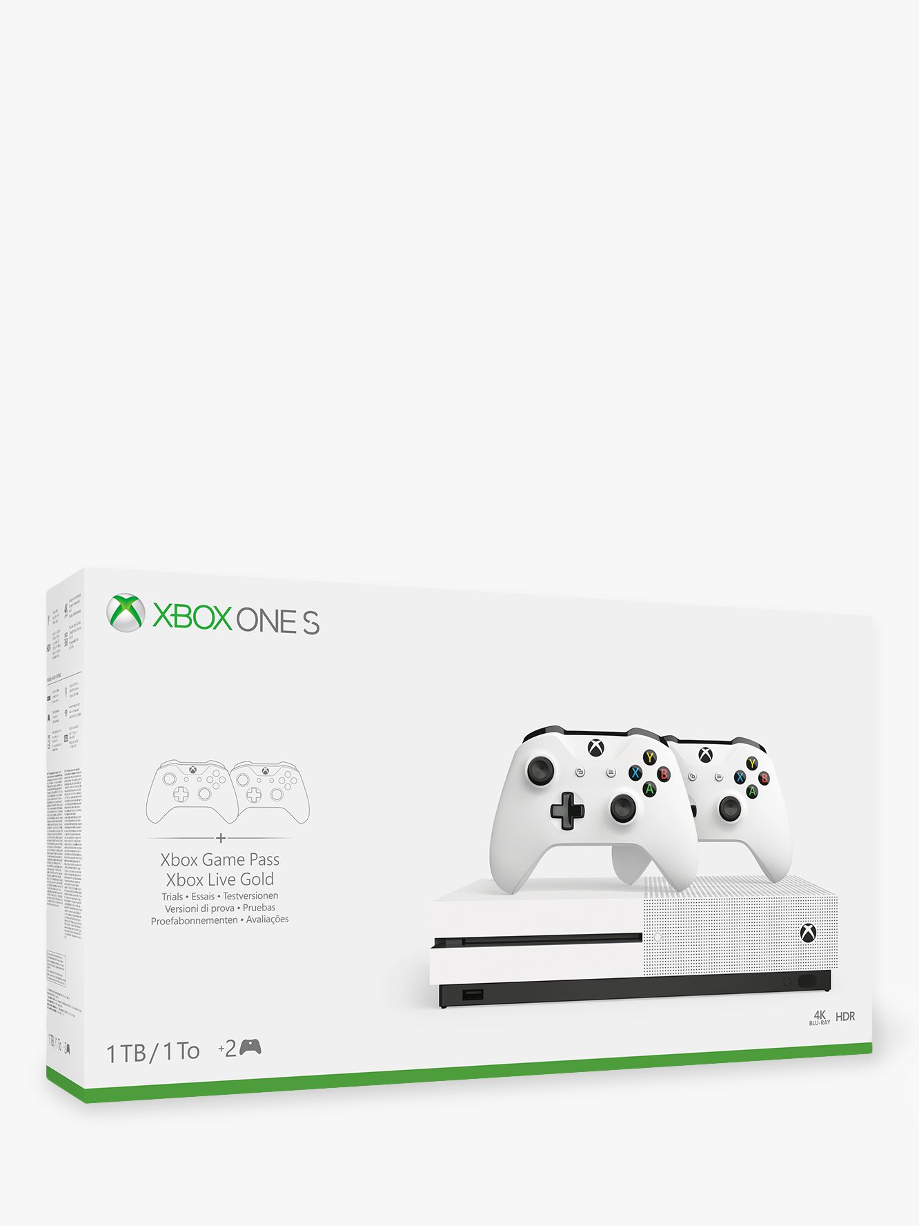 xbox one s 1tb 4k hdr