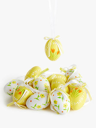 John Lewis & Partners Hanging Egg Decorations, Pack of 12