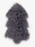 John Lewis Sheepskin Mongolian Rug, Grey