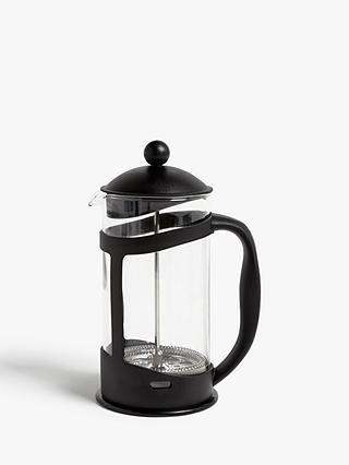 John Lewis ANYDAY 8 Cup Cafetiere, 1L, Black