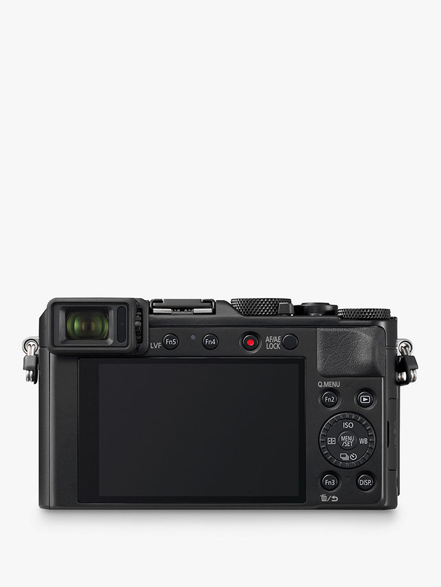 Panasonic Lumix DMC-LX100M2 Camera, 4K Ultra HD, 17MP, 3.1x Optical Zoom, EVF, 3" LCD Touch Screen, Black