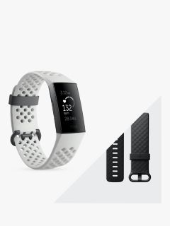 Fitbit Charge 3 Special Edition, Health and Fitness Tracker with NFC, White