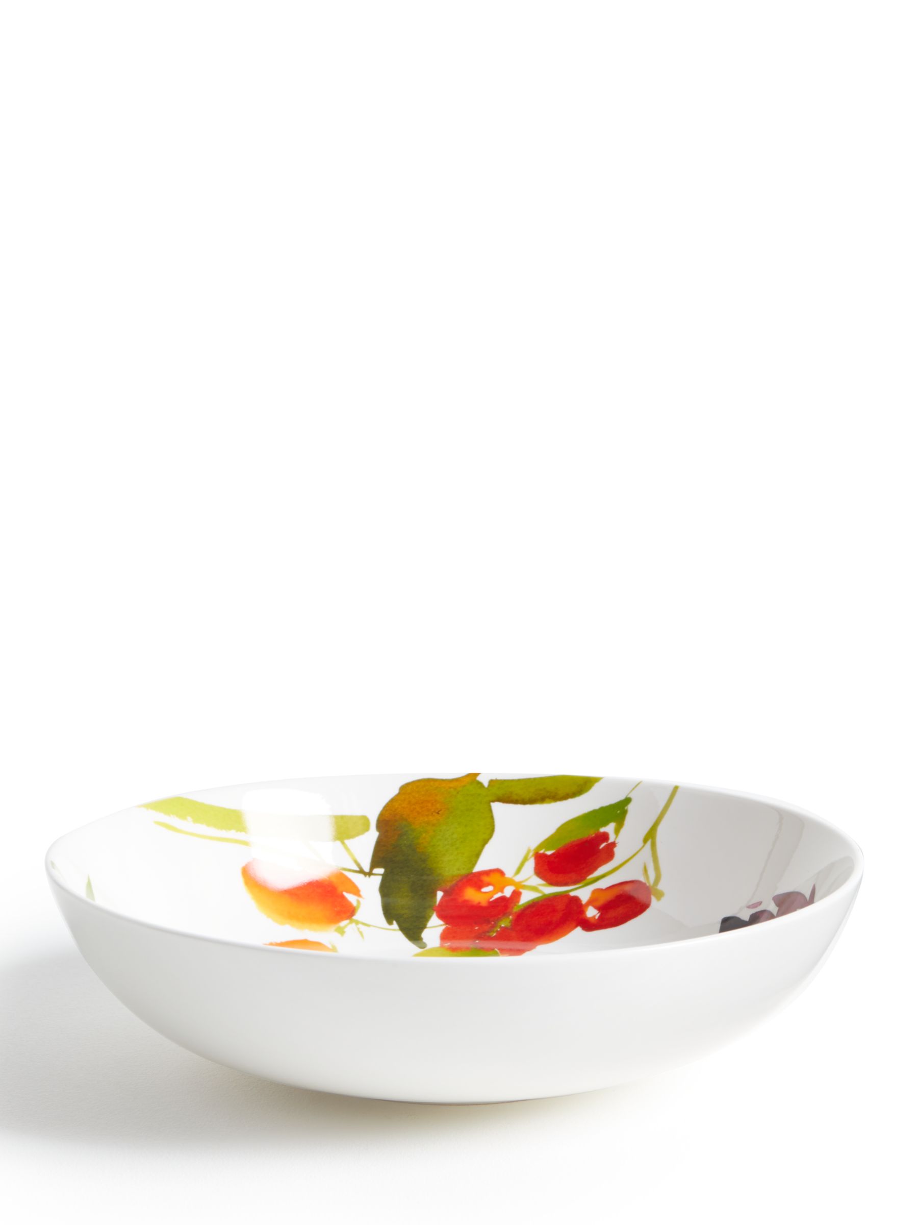 Ouliveiro White Pasta Set with Serving Bowl by Brilliant