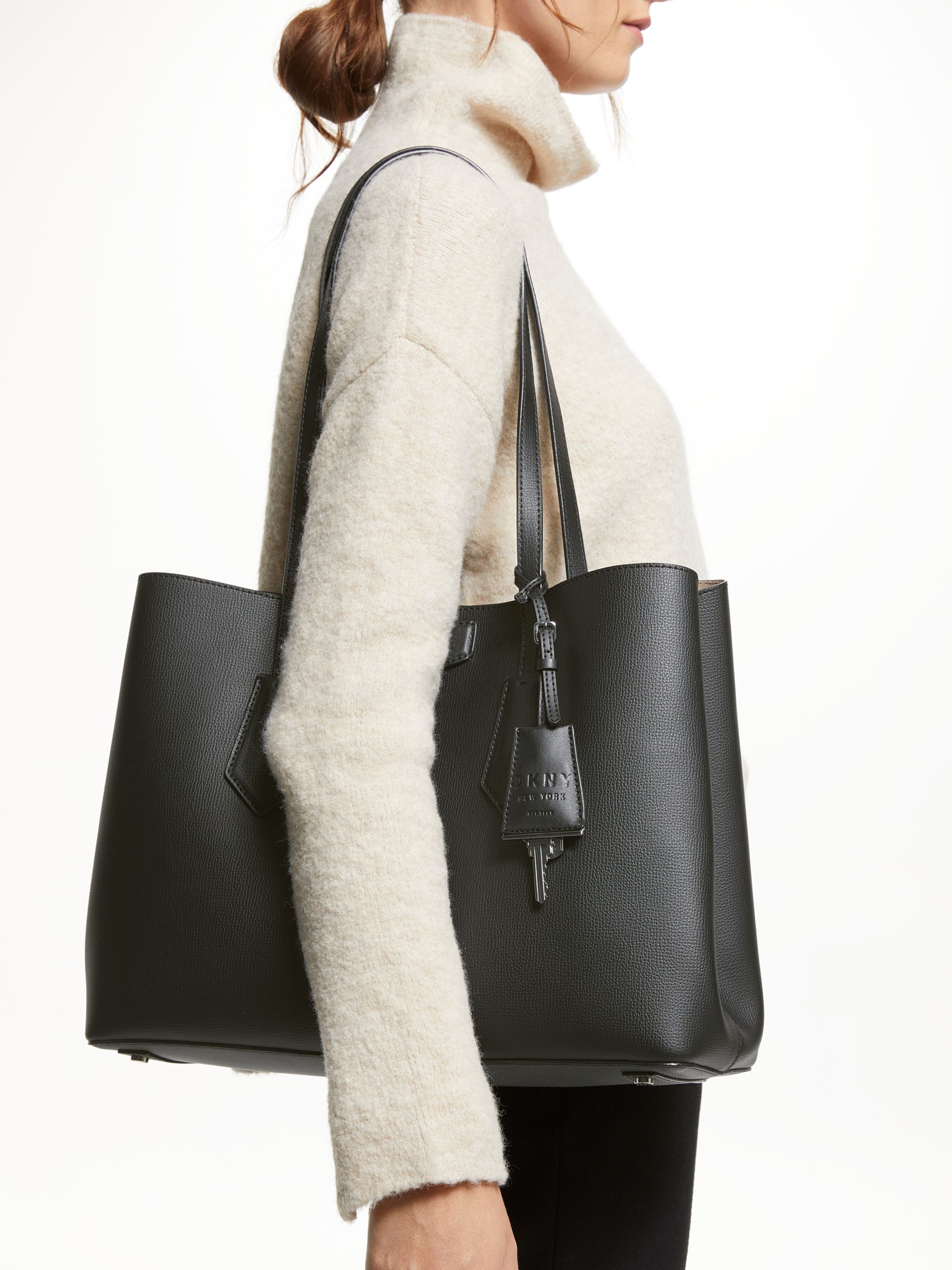 dkny sullivan leather tote