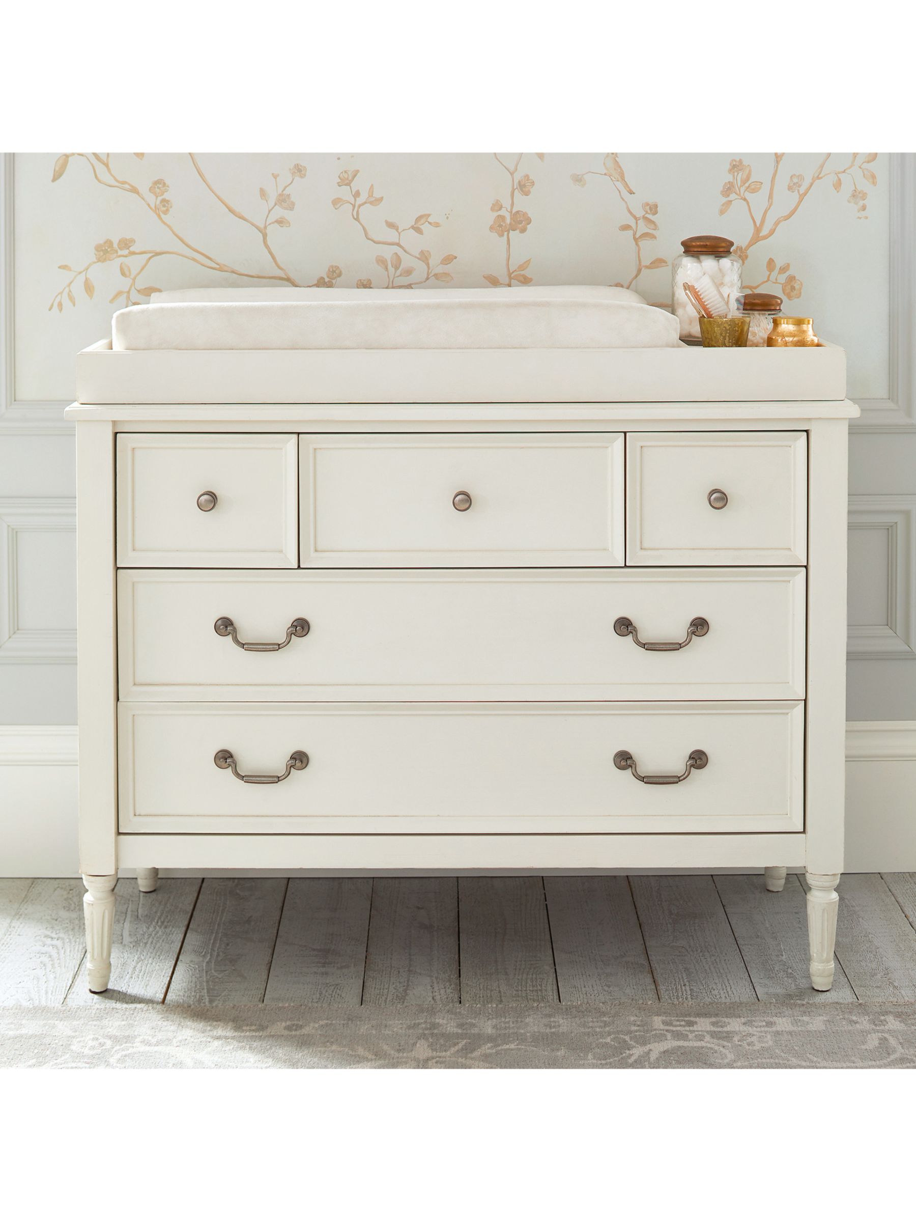 Pottery Barn Kids Blythe Dresser Changing Unit French White At