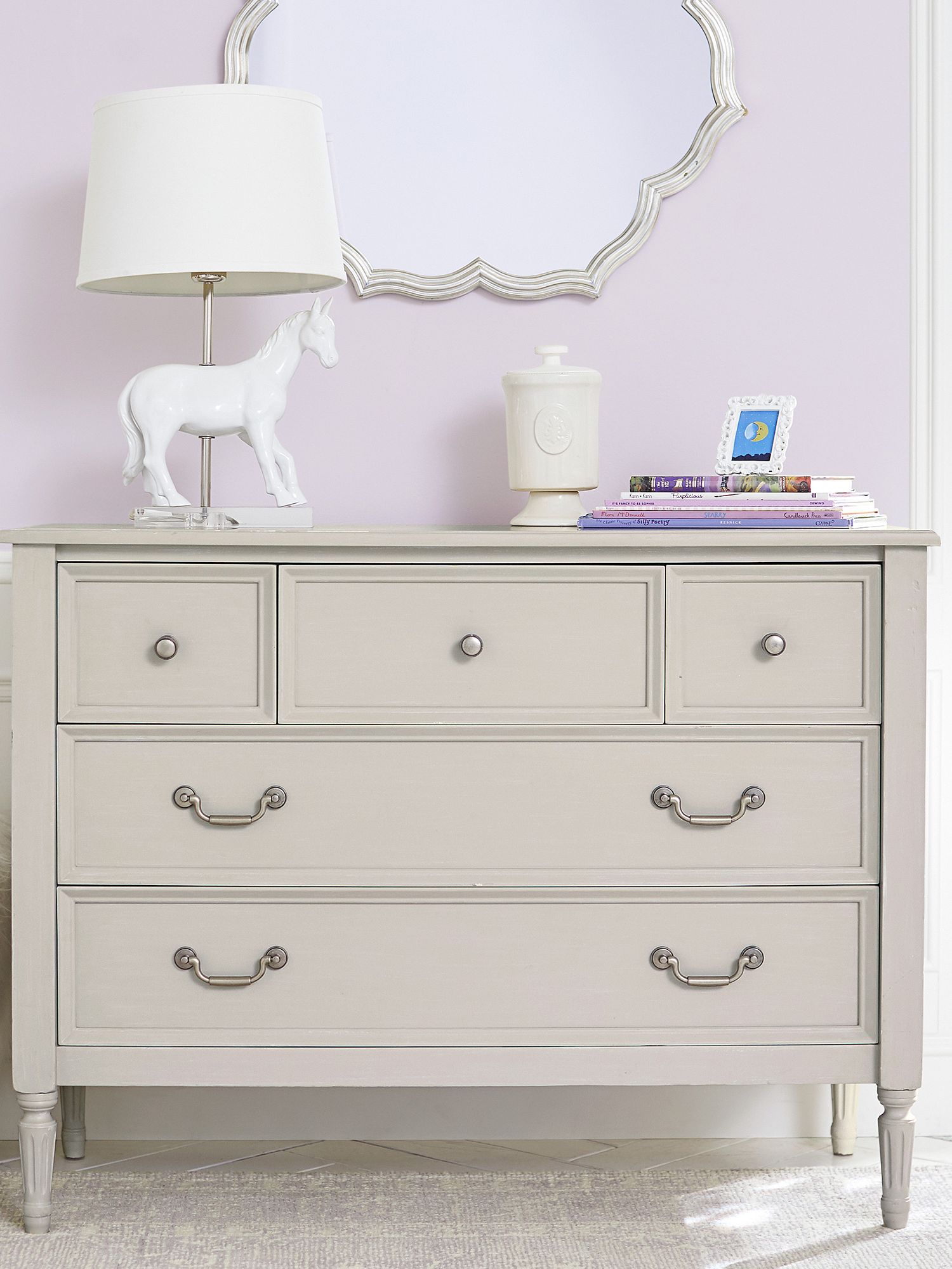 Pottery Barn Kids Blythe Dresser Changing Unit French White At