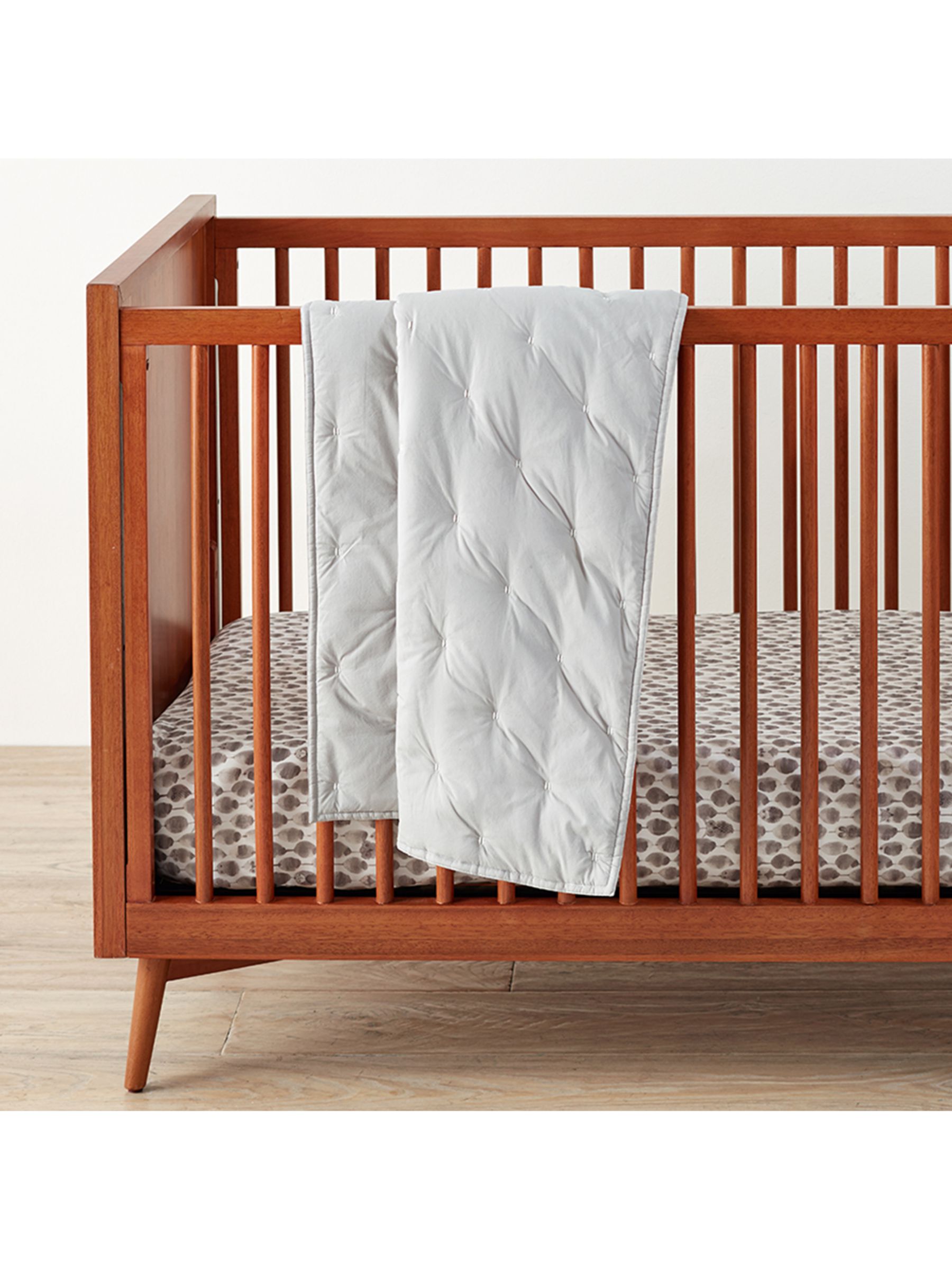 pottery barn mid century crib