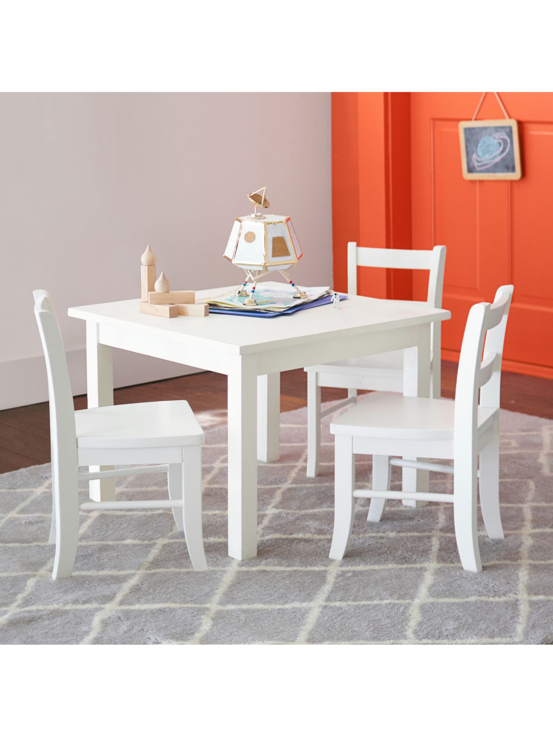 pottery barn kids table and chair set