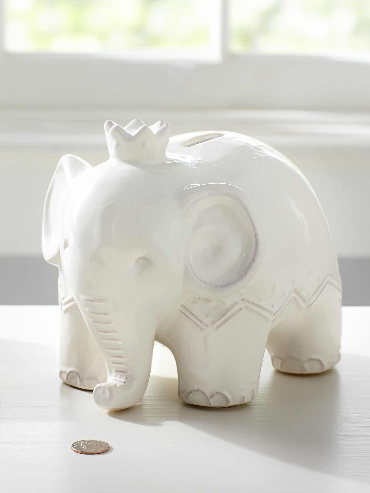 Pottery Barn Kids Elephant Money Box At John Lewis Partners