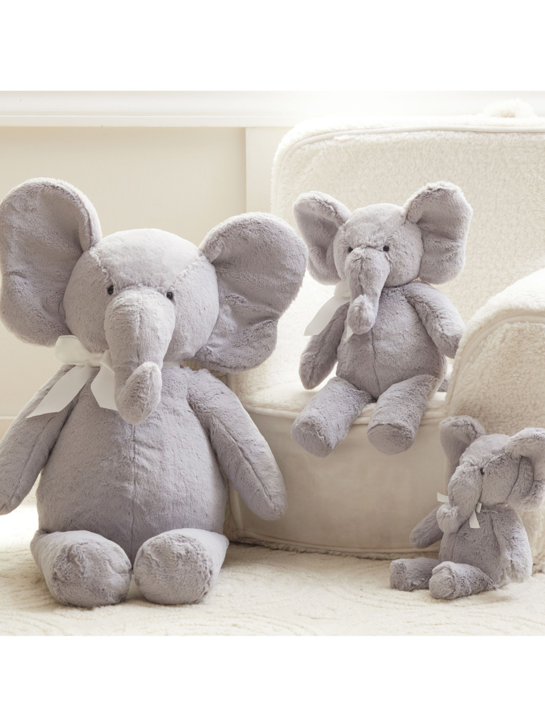 Pottery Barn Kids Plush Elephant Soft Toy At John Lewis Partners