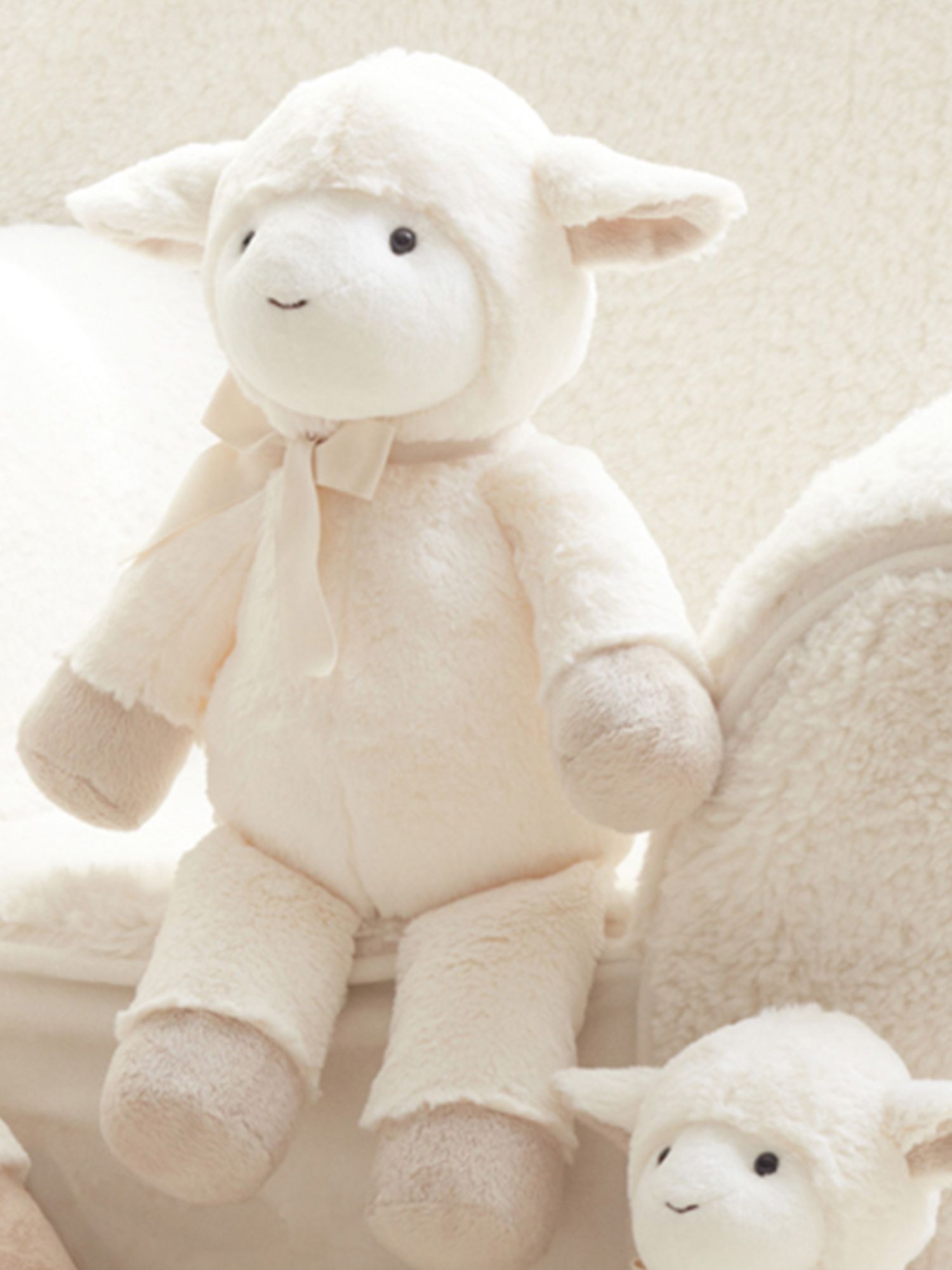 Pottery Barn Kids Plush Lamb Soft Toy Medium At John Lewis Partners