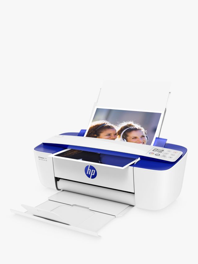 HP Deskjet 3760 All-in-One Wireless Printer, HP Instant Ink Compatible with  4 Month Trial, Blue/White