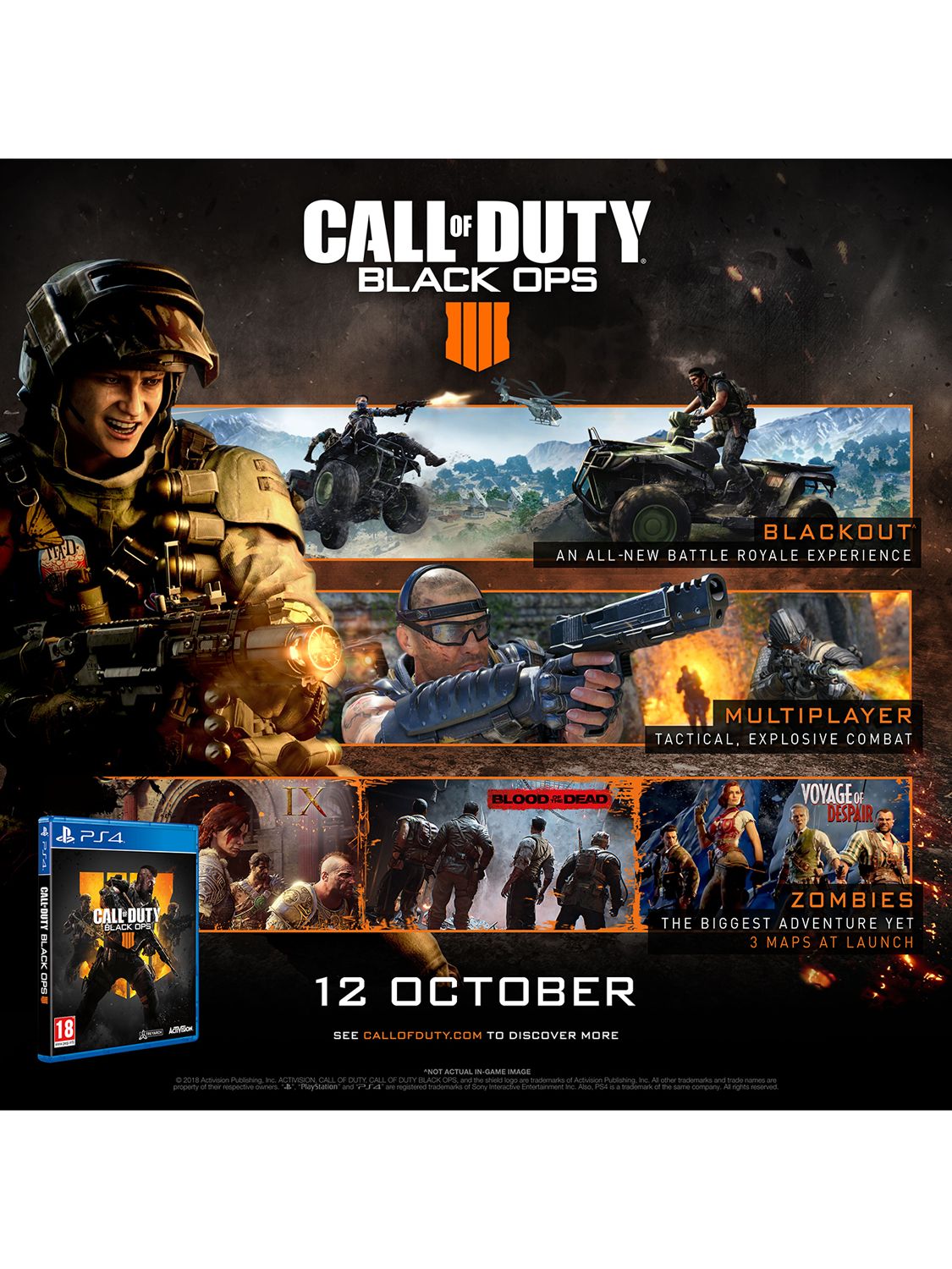 call of duty black ops 4 for playstation 4