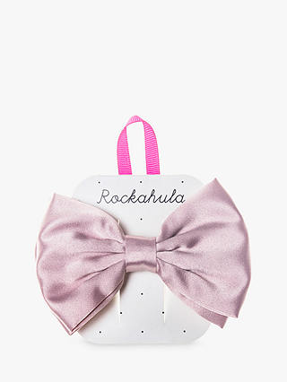 Rockahula Children's Satin Luxe Double Bow Clip, Pink