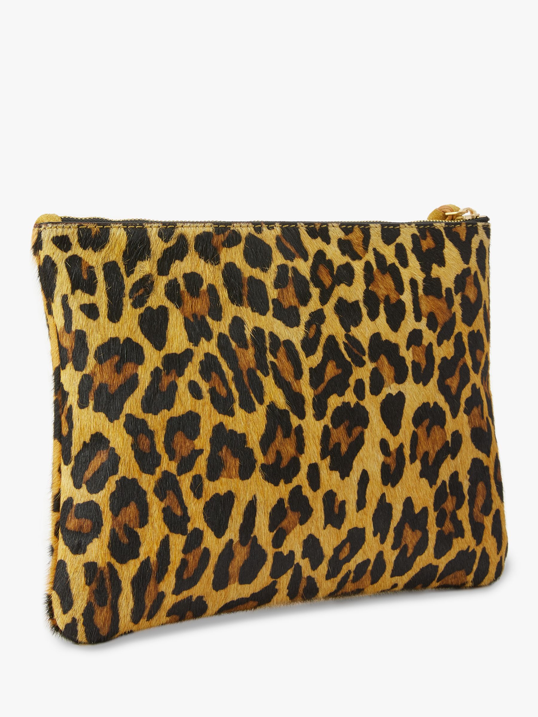 leopard print clutch