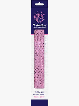 Crafter's Companion Reversible Sequin Fabric Strip, 65 x 50cm