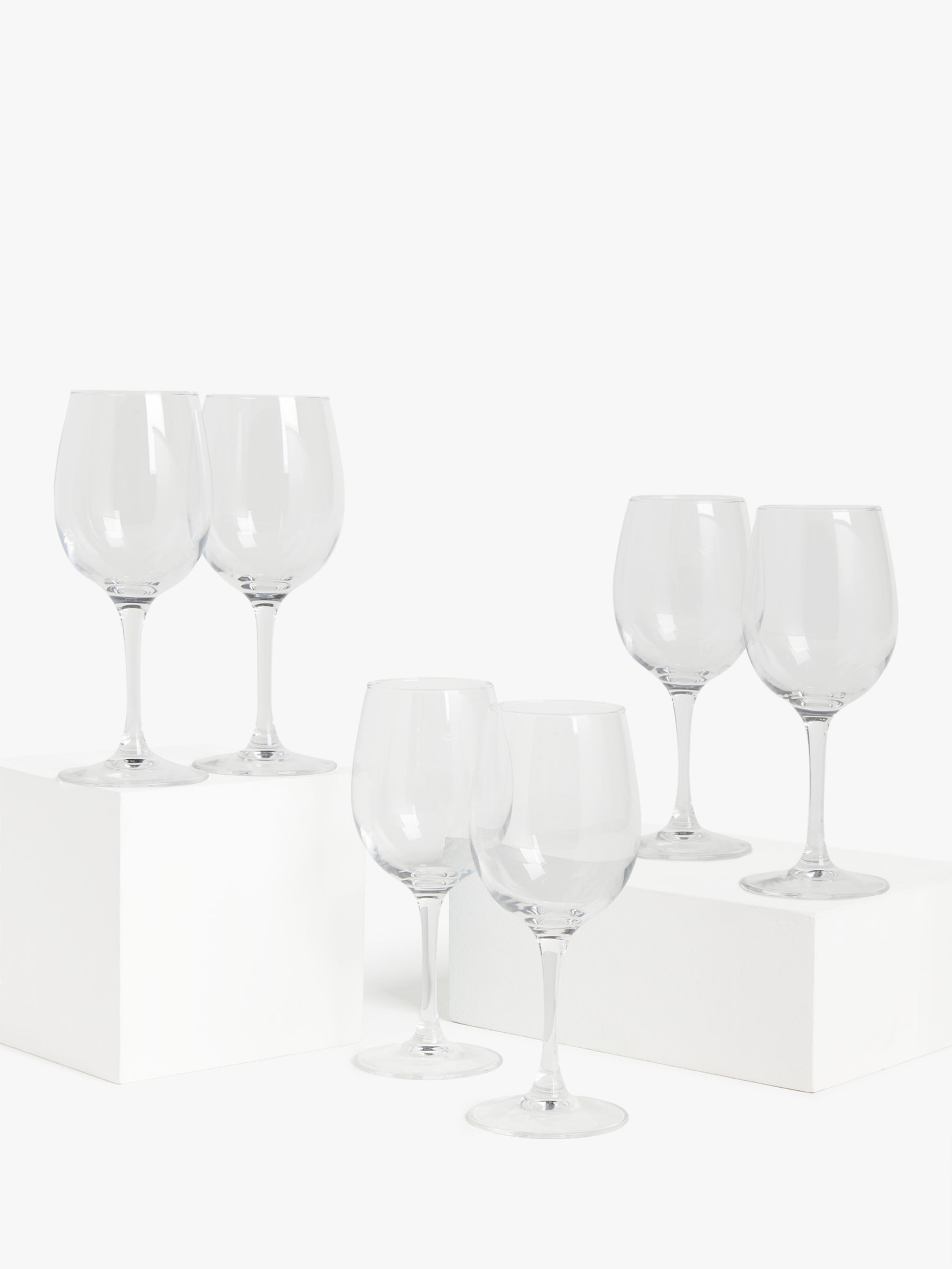 John Lewis ANYDAY Wine Glasses, Set of 6, 350ml