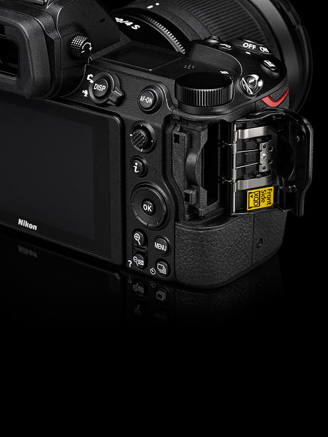 Nikon Z6 Compact System Camera, 4K UHD, 24.5MP, Wi-Fi, Bluetooth, OLED EVF, 3.2" Tiltable Touch Screen, Body Only