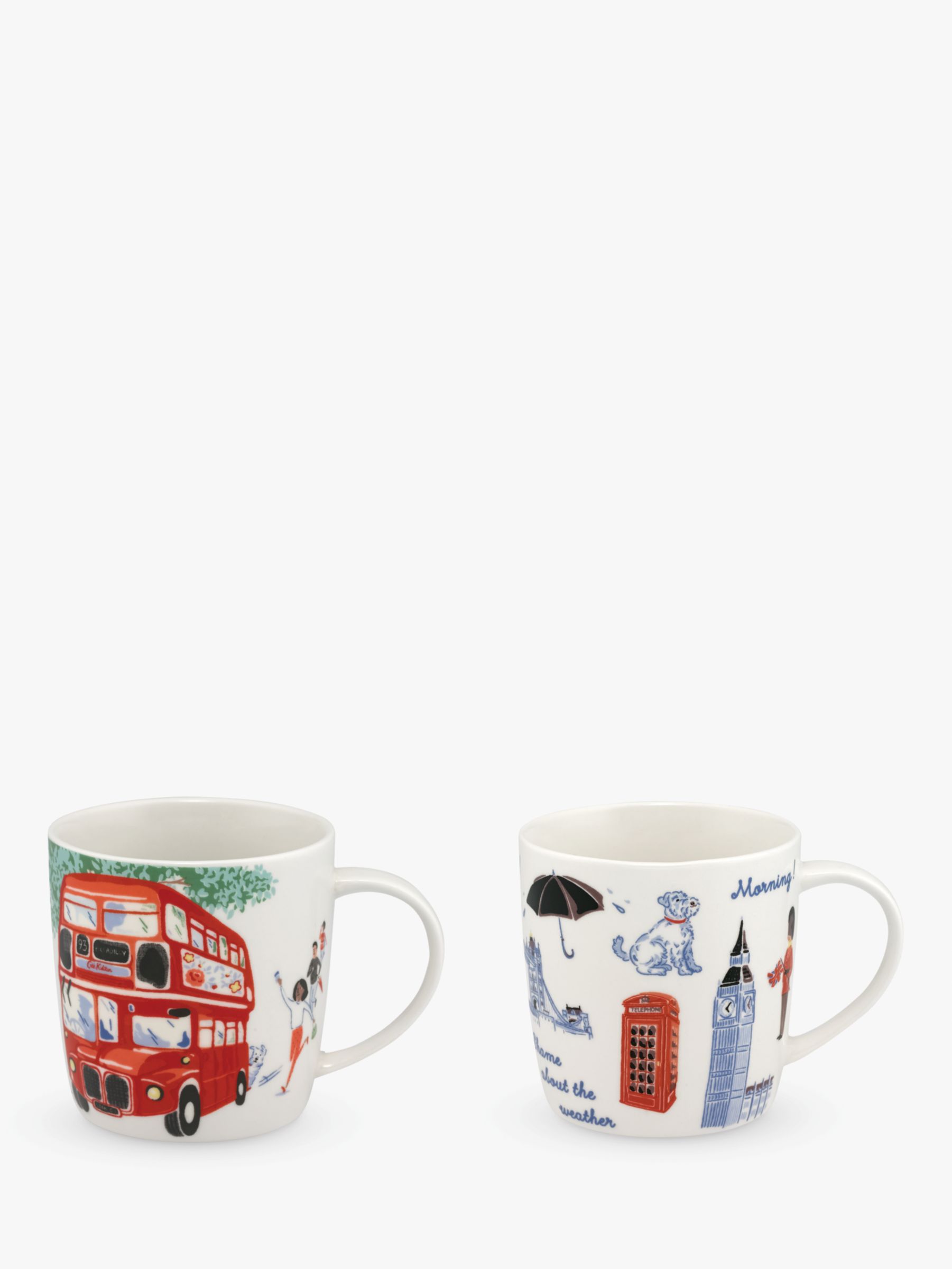 Cath Kidston 'All Aboard' London Mugs 