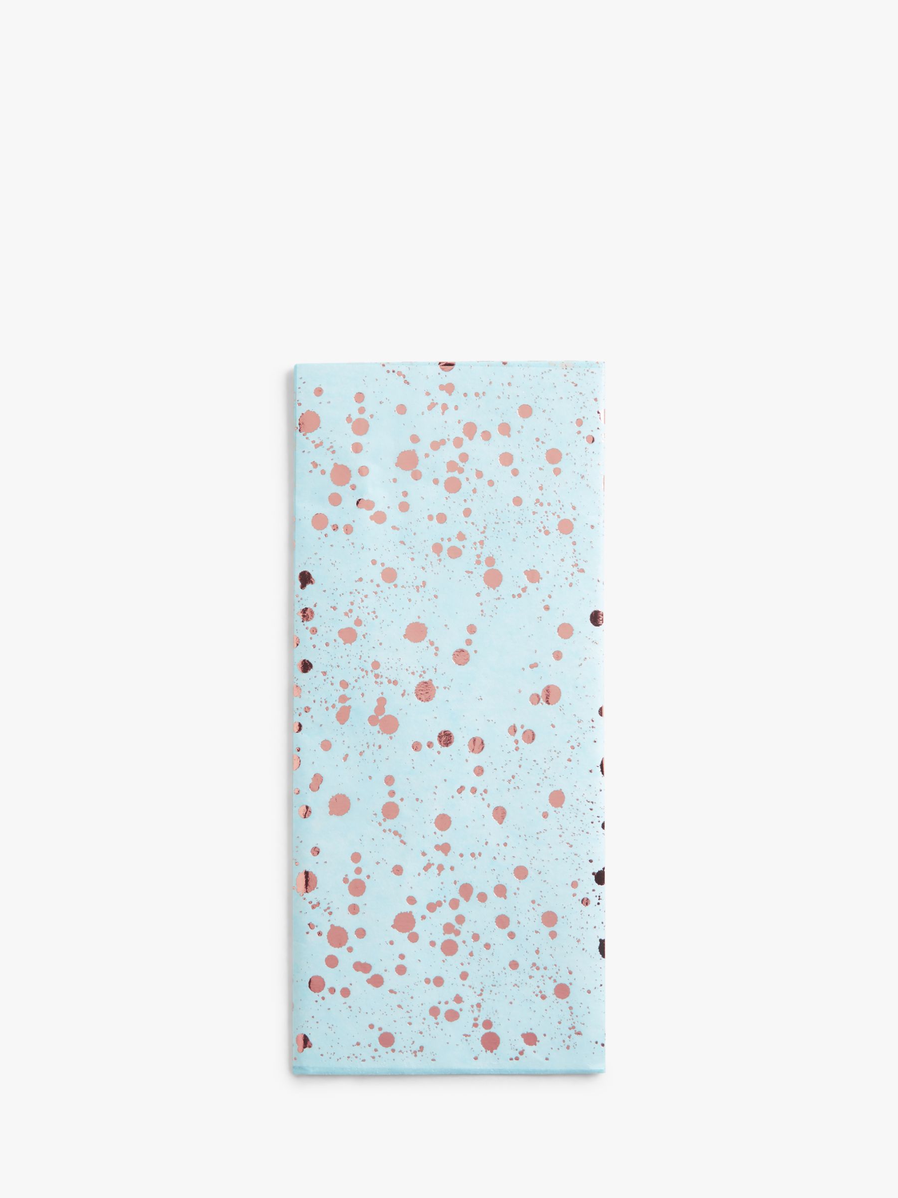 John Lewis & Partners Aqua Splatter Tissue Paper review