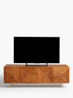 John Lewis + Swoon Mendel TV Stand Sideboard for TVs up to 65", Brown