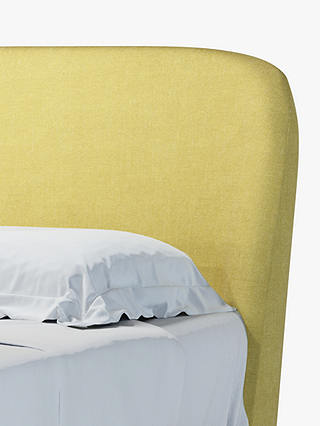 John Lewis & Partners Show-Wood Upholstered Bed Frame, Double, Erin Citrine