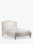 John Lewis Charlotte Upholstered Bed Frame, Double, Cotton Effect Beige
