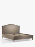 John Lewis Charlotte Upholstered Bed Frame, Super King Size, Soft Touch Chenille Mole