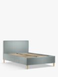 John Lewis Emily 2 Drawer Storage Upholstered Bed Frame, Double, Soft Touch Chenille Duck Egg