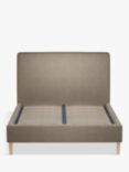 John Lewis Emily Upholstered Bed Frame, Double, Soft Touch Chenille Mole