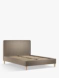 John Lewis Emily Upholstered Bed Frame, King Size, Soft Touch Chenille Mole