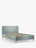 John Lewis Emily 2 Drawer Storage Upholstered Bed Frame, King Size, Soft Touch Chenille Duck Egg