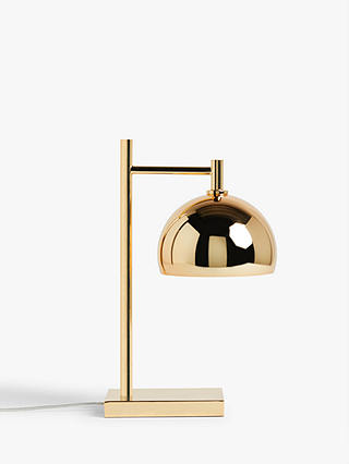John Lewis & Partners Myers Banker Touch Table Lamp, Gold