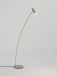 John Lewis ANYDAY Oliver LED Floor Lamp, Satin Nickel