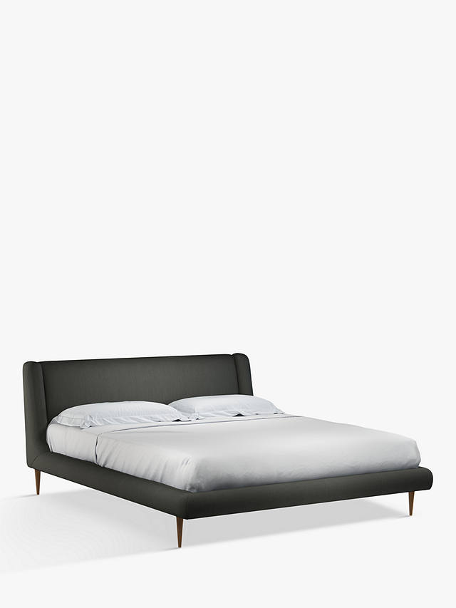 Mid Century Sweep Upholstered Bed Frame, Super King Size Bed Frame Finance