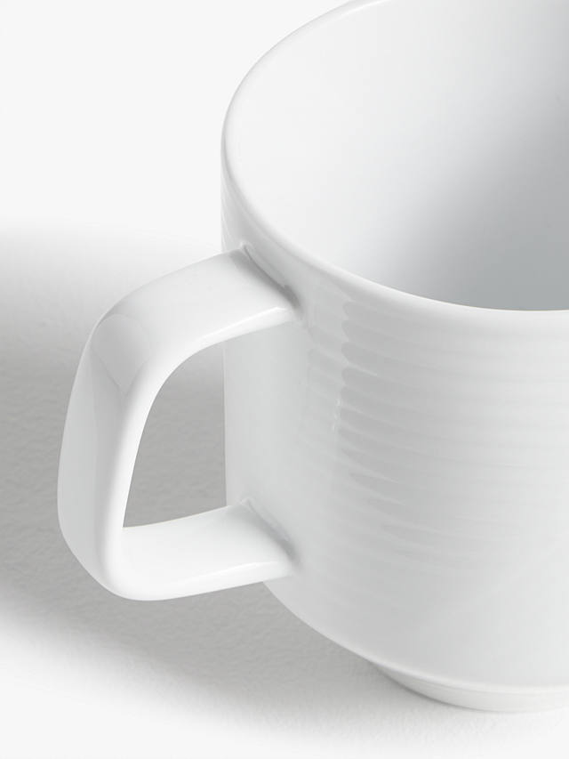 Design Project by John Lewis No.098 Mugs, Set of 2, 400ml, White