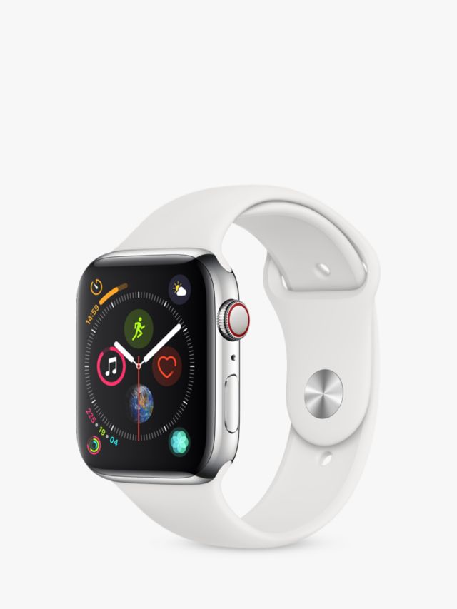 Apple Watch Series 4, GPS and Cellular, 44mm Stainless Steel