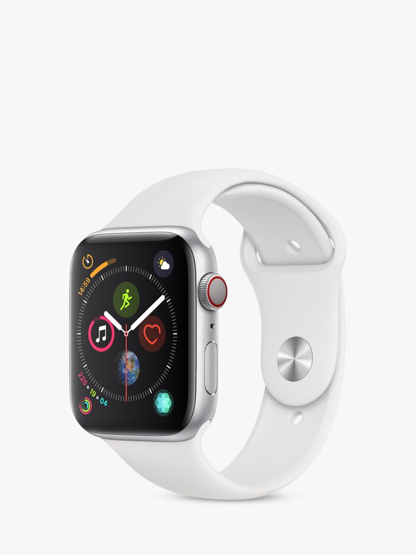 Apple Watch Series 4, GPS and Cellular, 44mm Silver Aluminium 