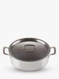 Le Creuset 3-Ply Stainless Steel Sauteuse Pan, 28cm