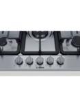 Bosch PGQ7B5B90 75cm Gas Hob, Stainless Steel