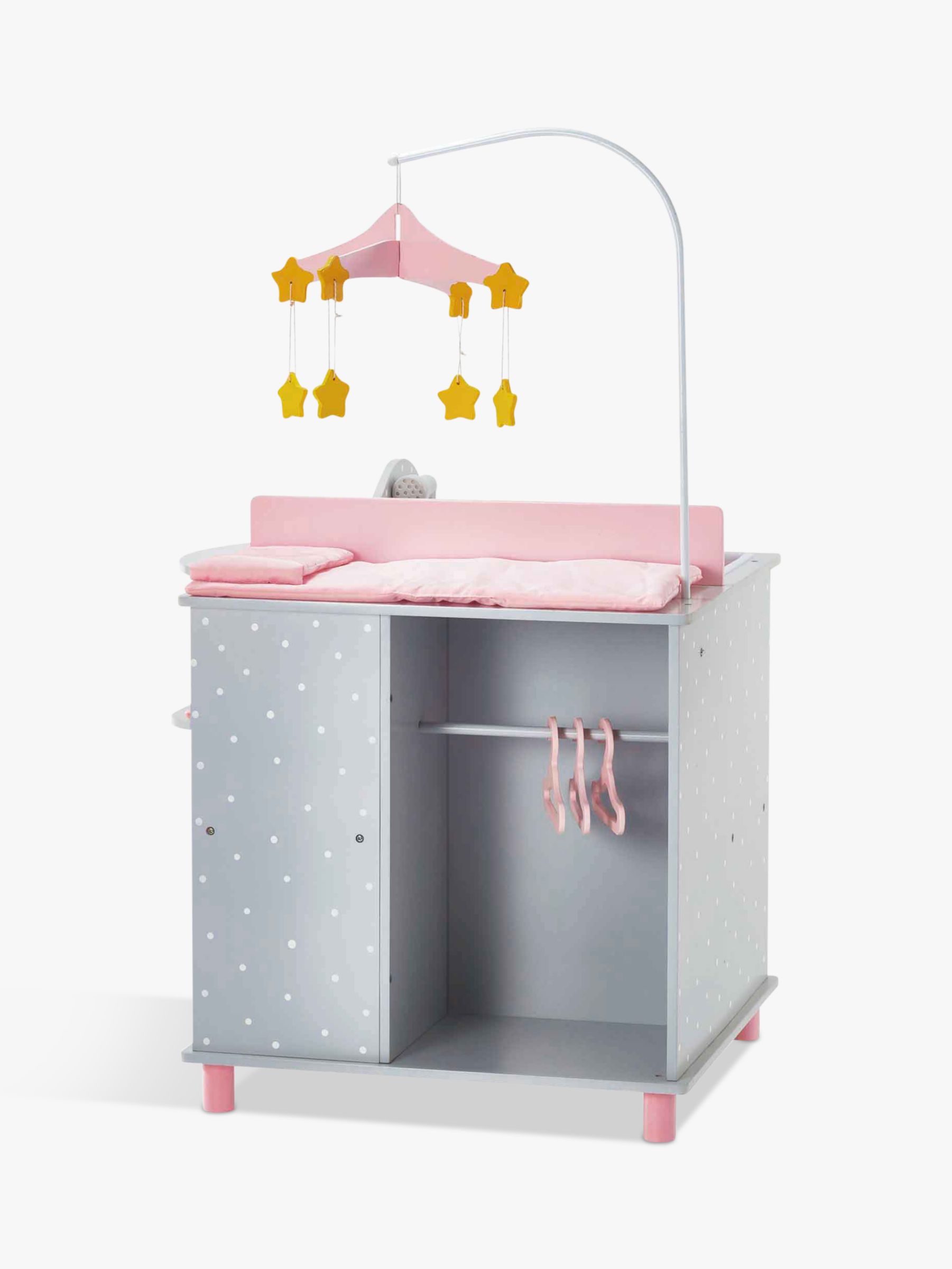 doll changing table station