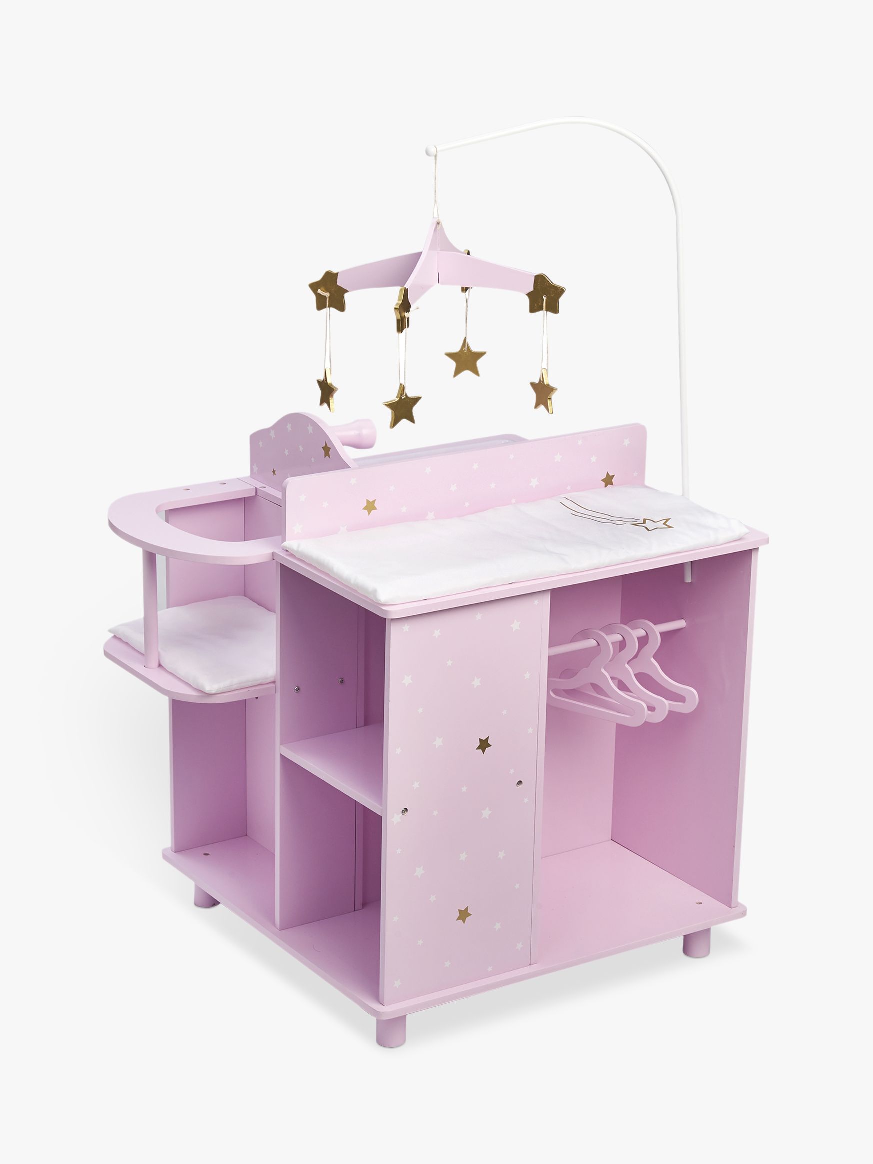 Olivia's Little World Baby Doll Changing Station, Purple at John Lewis