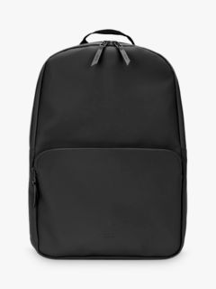 Rains Field Water Resistant Backpack, Black
