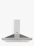 Belling Cookcentre 110 Classic Chimney Cooker Hood, Silver Stainless