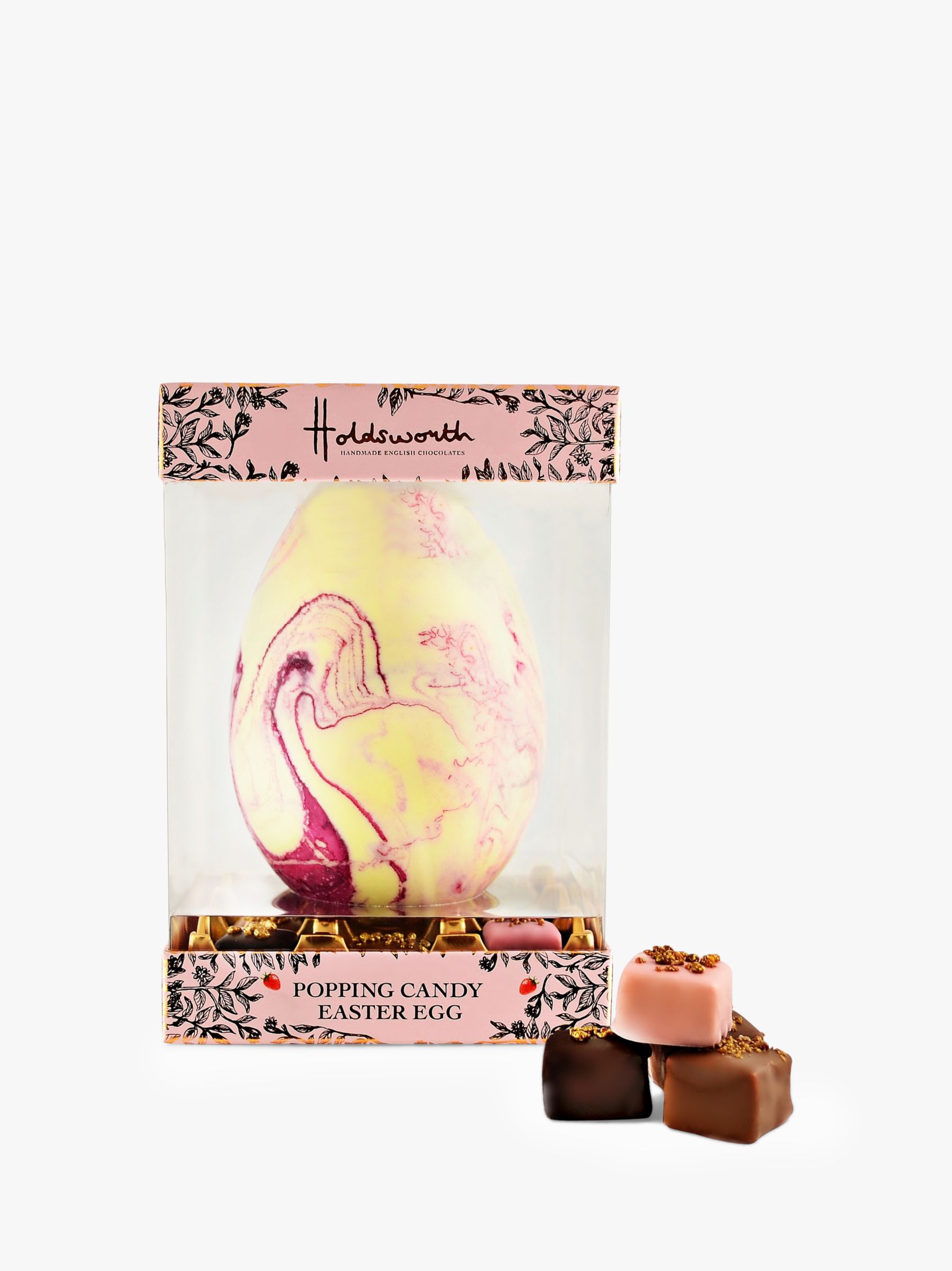 Holdsworth Strawberry Popping Candy Easter Egg, 300g