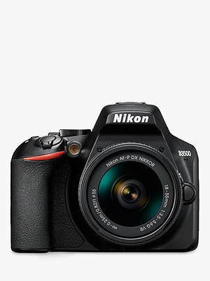 Buy Nikon D3500 Digital SLR Camera with 18-55mm VR Lens, HD 1080p, 24.2MP, Bluetooth, 3" LCD Screen Online at johnlewis.com