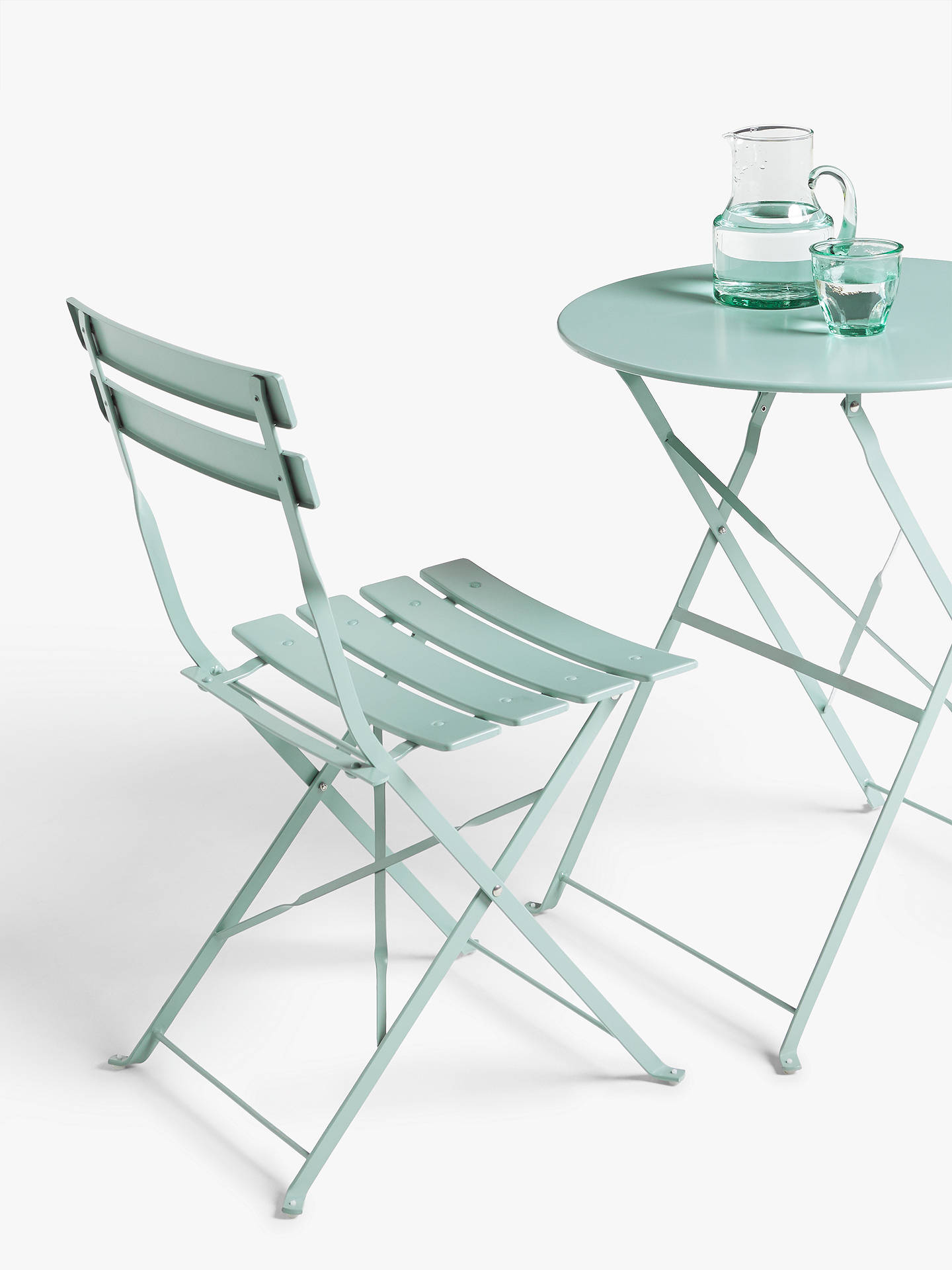 John Lewis & Partners Camden Garden Bistro Table & Chairs ...