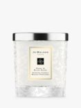 Jo Malone London Peony & Blush Suede Home Scented Candle, 200g Lace Etched Jar